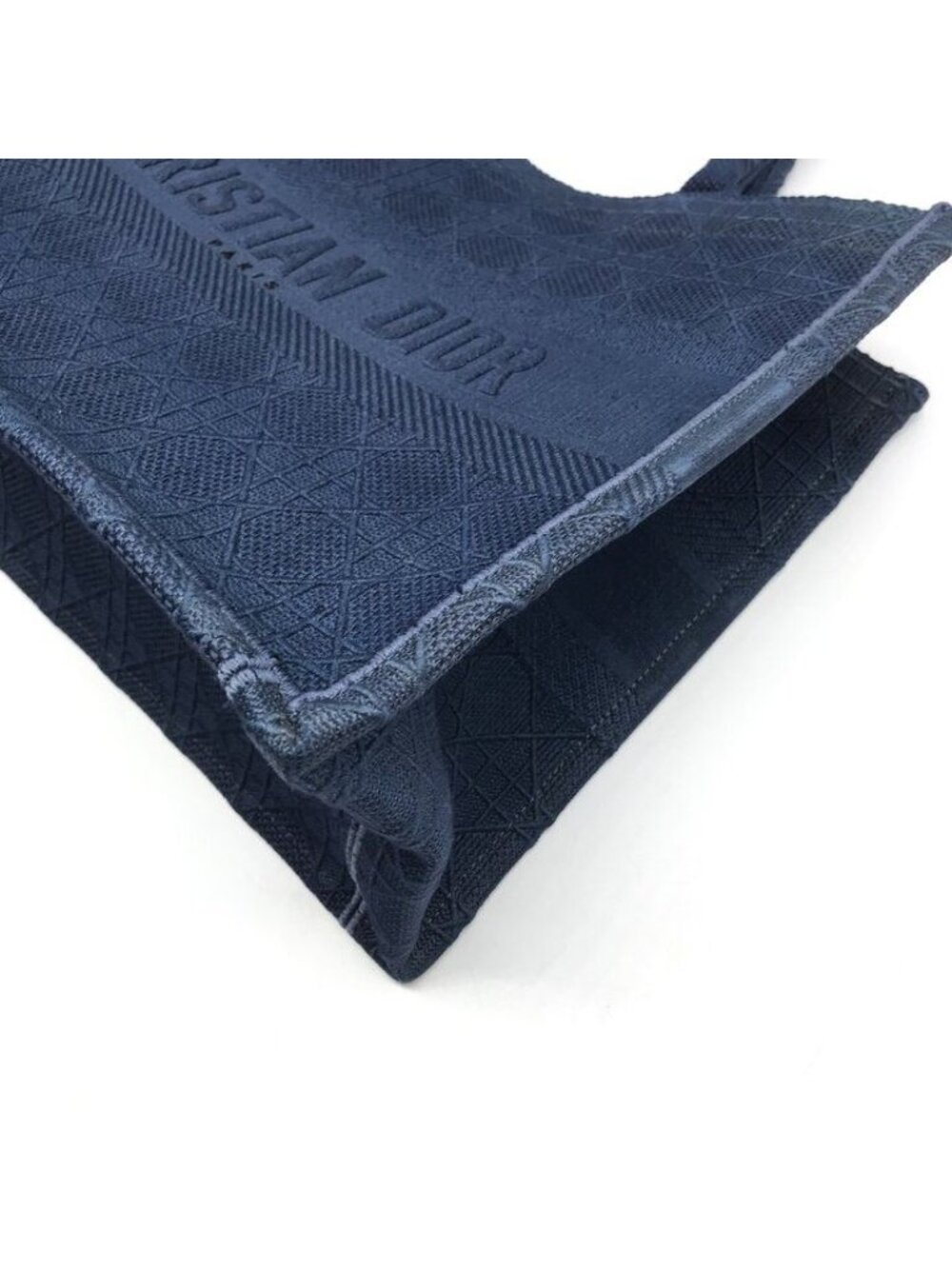 Dior Book Tote Cannage Canvas Blue - Picture 7 of 10
